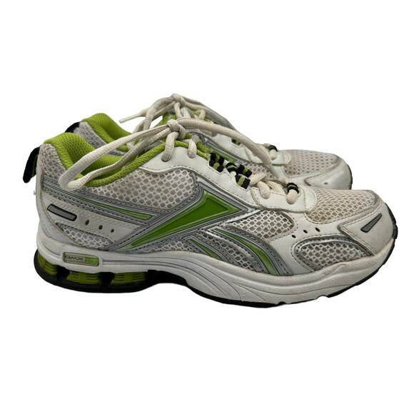 RbK Women's White Green Lace Up Mesh Walking Running Shoes Size 6 - Picture 3 of 9